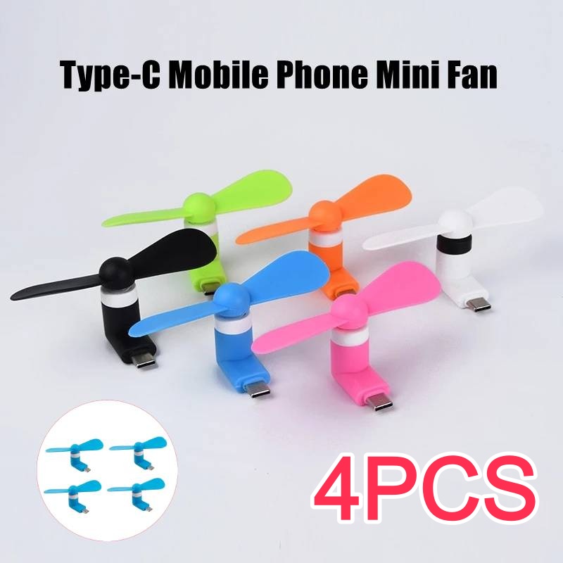 Micro Usb Cable - 4/2/1 Pezzi Mini Ventilatore Portatile Tipo-C,