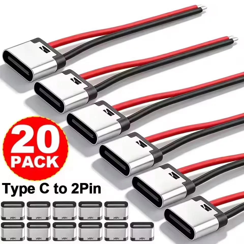 Usb C Cable - 5-20PCS Cavo USB-C impermeabile con saldatura