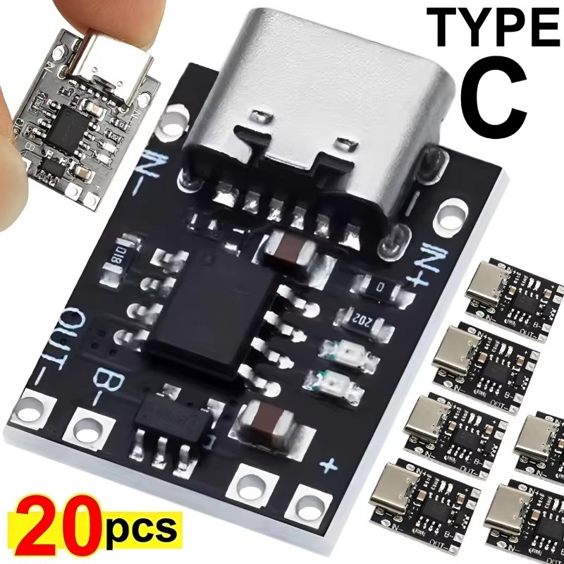 Li Ion Charger Module - 1/10/20 Pezzi Scheda di Ricarica per