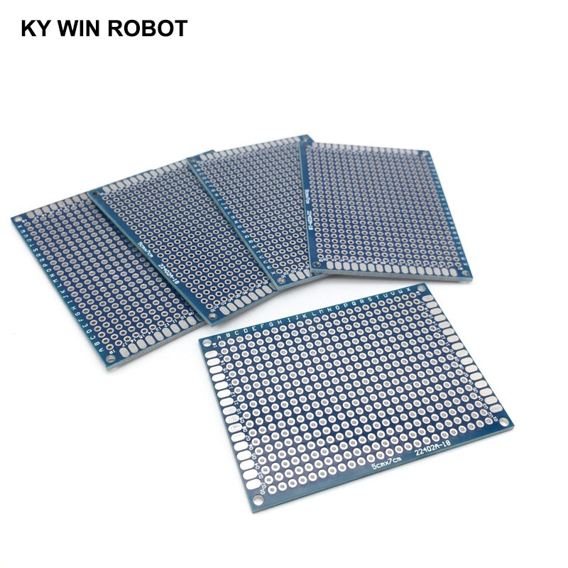 5pcs 5x7cm 50x70mm blu doppio  - Pcb Prototyping Board recensione e prezzo