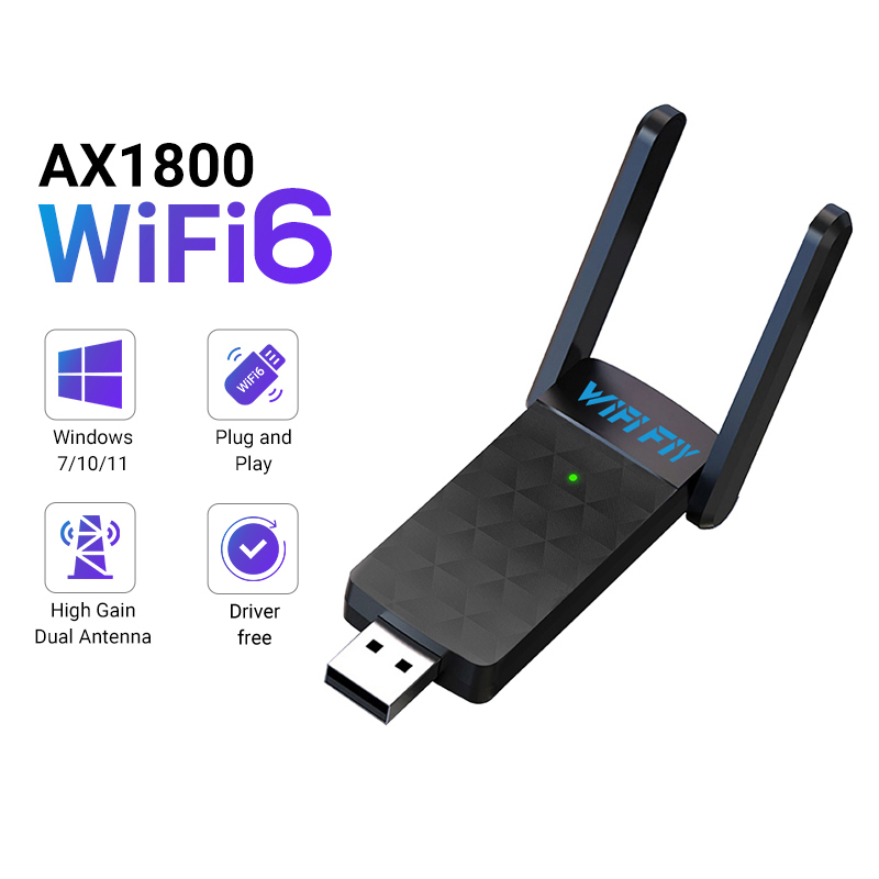 Adattatore USB WiFi 6 1800Mbps - Antenna 2.4Ghz recensione e prezzo