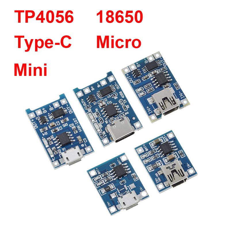 1/5PCS 5V 1A Micro/Type-c/Mini - Tp4056 Module recensione e prezzo