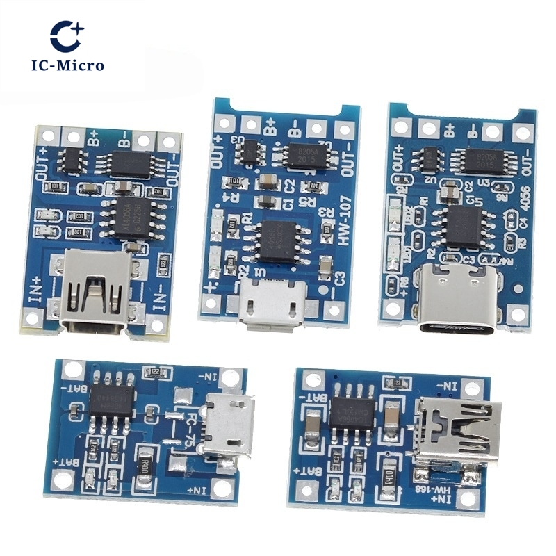 1/5PCS 5V 1A Micro/Type-c/Mini - Tp4056 Module recensione e prezzo