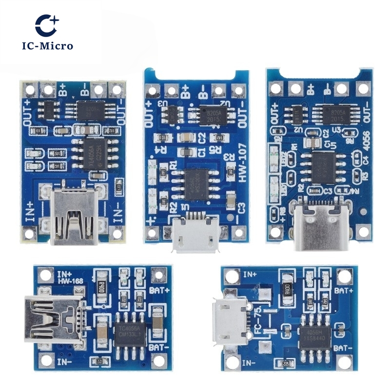 1/5PCS 5V 1A Micro/Type-c/Mini - Tp4056 Module recensione e prezzo