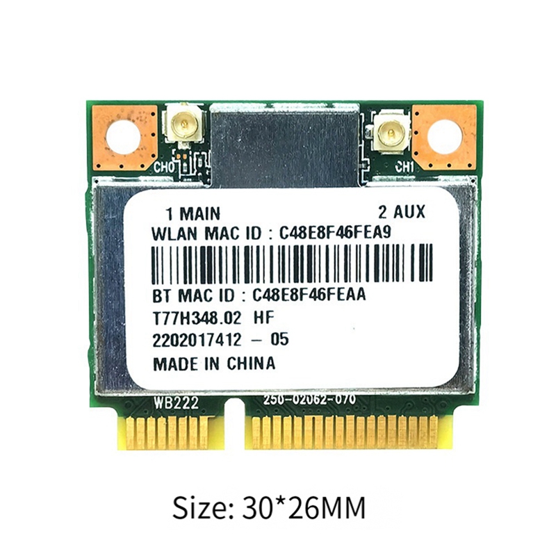 AR5B22 AR9462 Scheda WiFi + An - Antenna 2.4Ghz recensione e prezzo